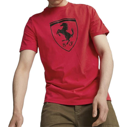  PUMA Camiseta Ferrari Red Race Tonal Big Shield, Rojo - :  Automotriz